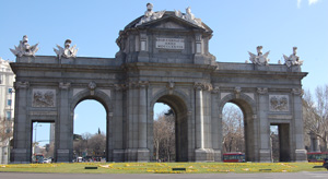 Puerta de Alcalá, one of Madrid's typical monuments